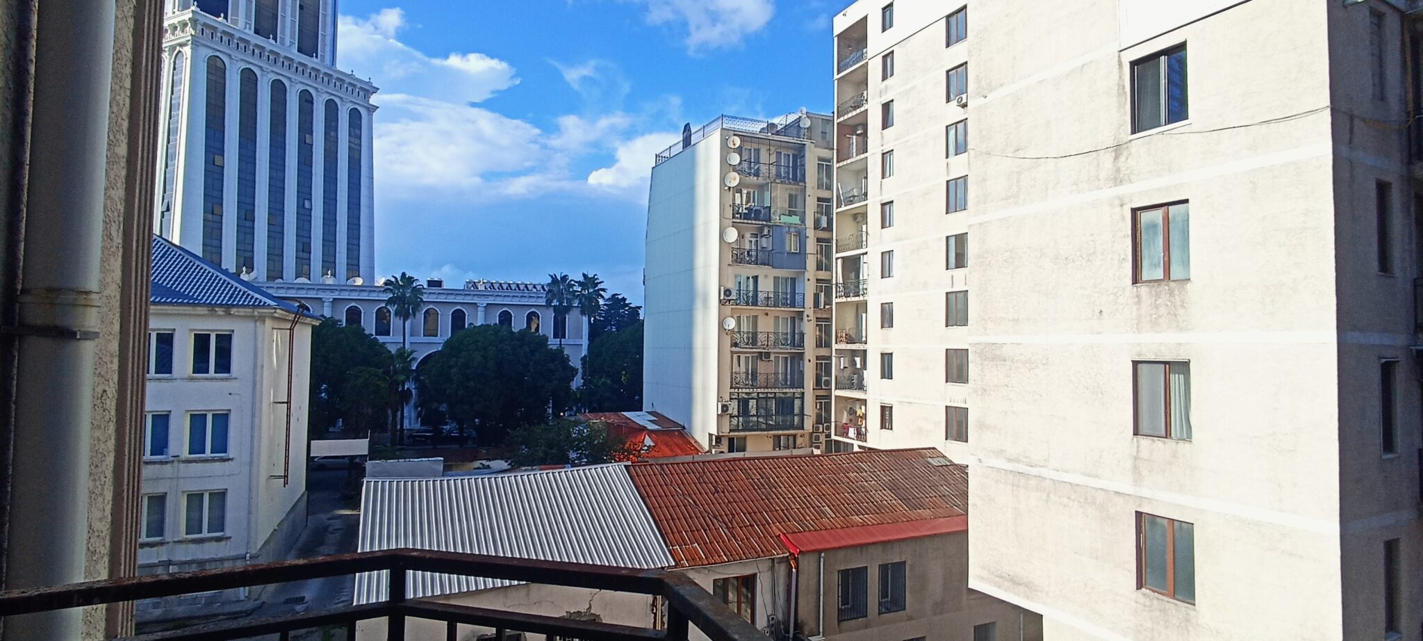 Vazha Pshavela street apartment for sale balcony view