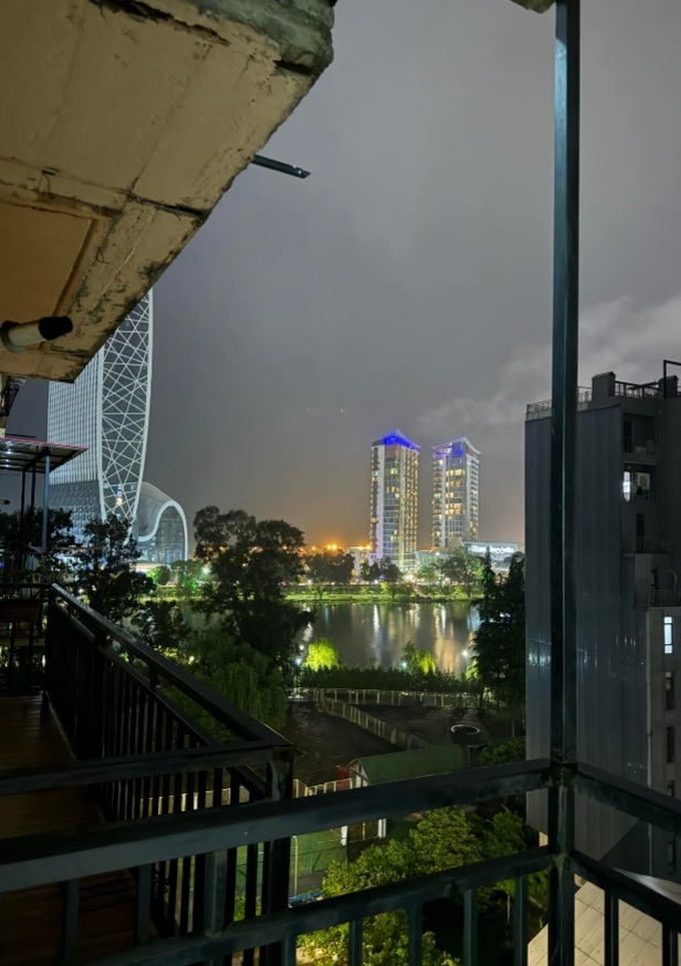 batumi apartment for sale balcony view night