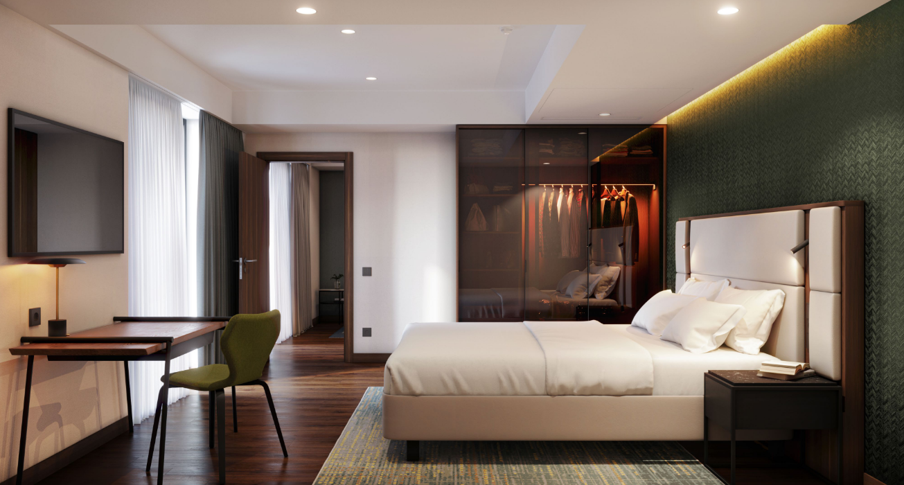 alliance privilege apartment batumi for sale bedroom light