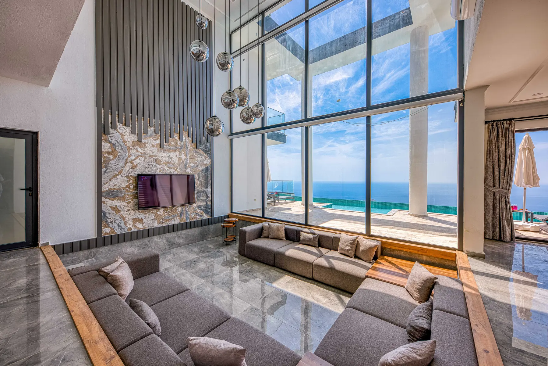 Luxury ocean-view residence interior