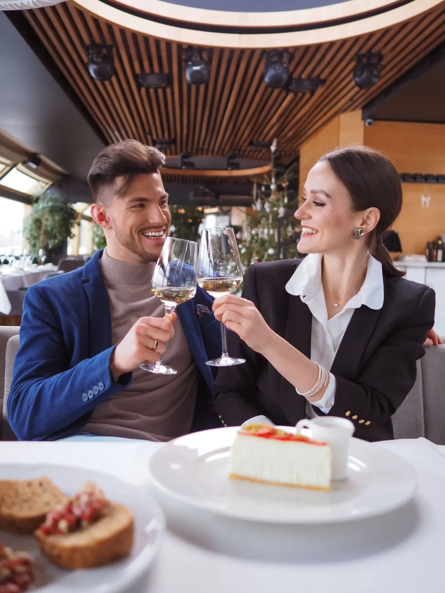 Sophisticated international buyers enjoying a luxury lifestyle