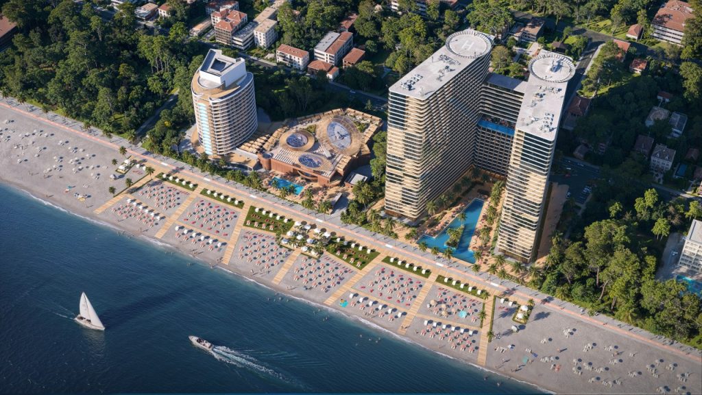 grand millenium kobuleti aerial view