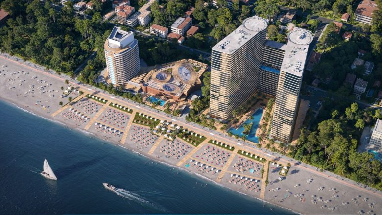 grand millenium kobuleti aerial view